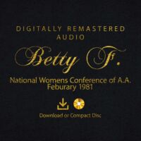C1-BETTY FORD-Rancho Mirage CA-National AA Womans Convention-Costa Mesa CA-Feb-1981-MP3-REMASTERED