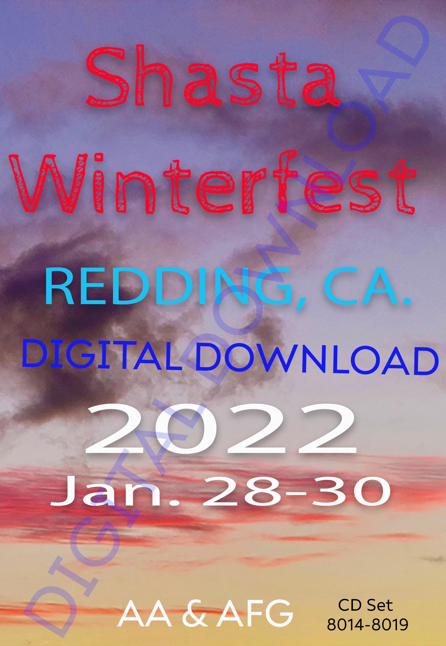 Shasta Winterfest 2022-6 CD BOX SET-DIGITAL DOWNLOAD-set-8014-8019